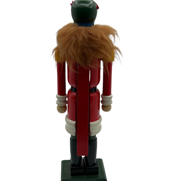 Holiday Christmas Police Soldier Guard Figure Nutcracker Ballet Wooded Stand 14” - Picture 2 of 6